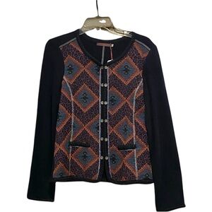 NWT Beautiful open front cardigan by SOGGO Paris.  Multicolored.  Small & Medium
